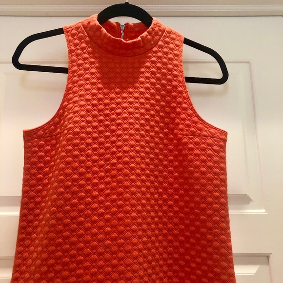 A&F Textured Mock Neck Drop Waist Dress - Picture 4 of 8